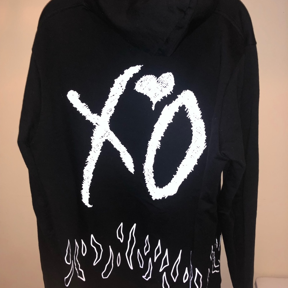 The Weeknd Never Coming Down After Hours Pullover Hoodie Sweatshirt LARGE